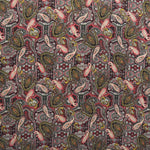 Neoprene Knit Fabric Paisley Print Red - Ribes y Casals