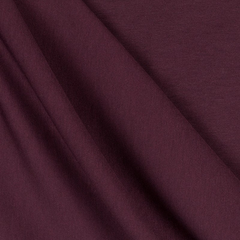 Ponte di Roma Knit Fabric Maroon - Ribes y Casals