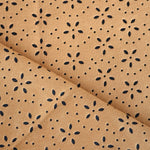 Faux-Suede Knit Die-cut Fabric Camel - Ribes y Casals