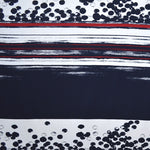 Viscose Knitted Fabric Bubbles Navy Blue - Ribes y Casals