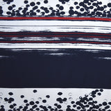 Viscose Knitted Fabric Bubbles Navy Blue - Ribes y Casals