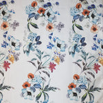 Satin Mikado Floral Orange - Ribes y Casals