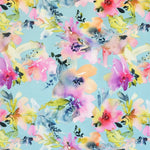 Mikado Flower Print Aqua - Ribes y Casals