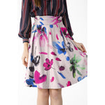 Satin Mikado Brushstrokes Pink - Ribes y Casals