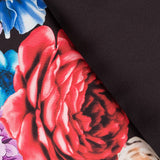 Satin Mikado Branchs Black - Ribes y Casals