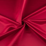 Polyester Satin Fabric Ruby Red - Ribes y Casals