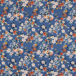 Rustic Blue Floral Fabric - Ribes y Casals