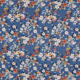 Rustic Blue Floral Fabric - Ribes y Casals