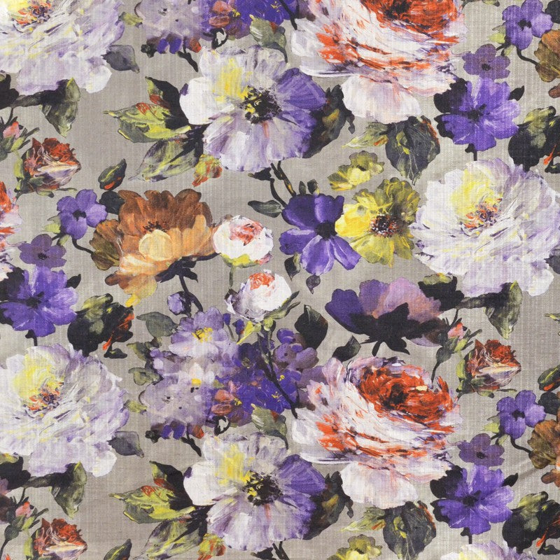 Rustic Satiny Flower Grey - Ribes y Casals