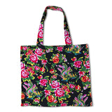 Twill Decoration Carnations Black - Ribes y Casals