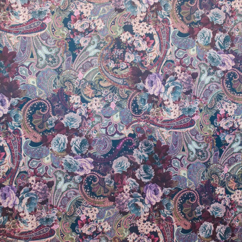 Polyester Twill Cashmere Garnet - Ribes y Casals