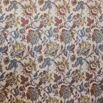 Polyester Twill Big Flowers Beige - Ribes y Casals
