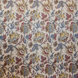 Polyester Twill Big Flowers Beige - Ribes y Casals