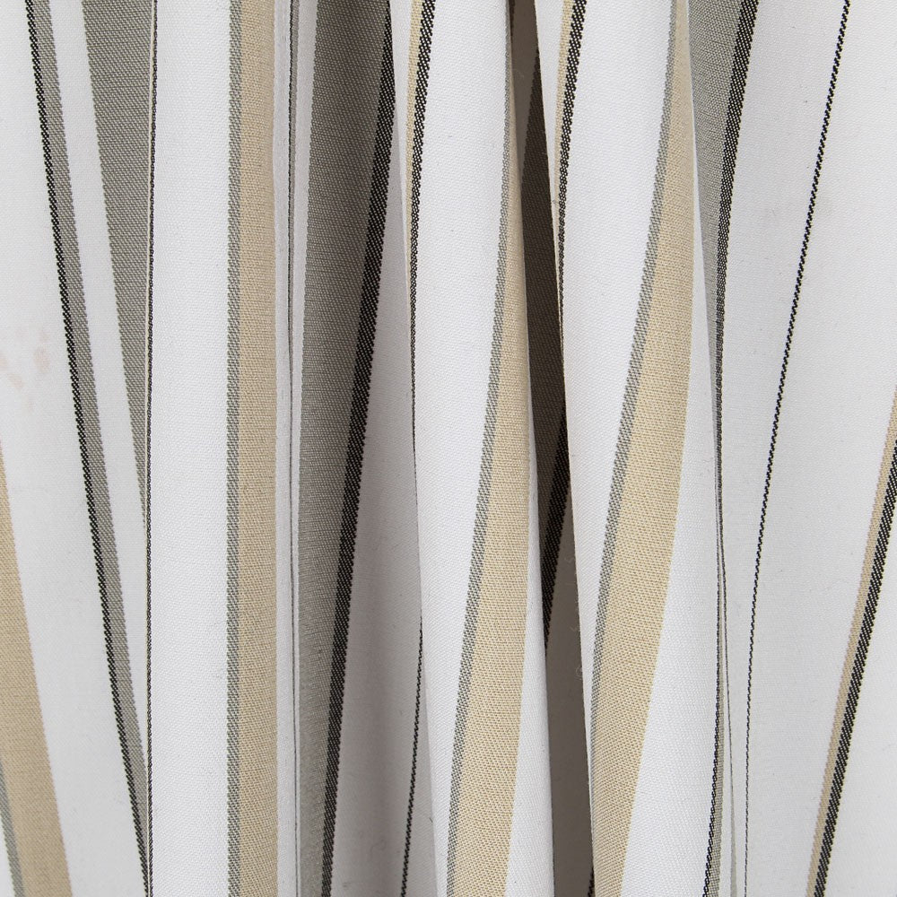 Beige Stripe Twill Fabric - Ribes y Casals