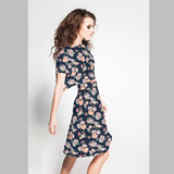 Satin Cretonne Fabric Navy - Ribes y Casals