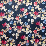 Satin Flower Black Background - Ribes y Casals