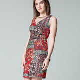 Satin Fabric India Red - Ribes y Casals