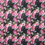 Flower Shantung Black - Ribes y Casals