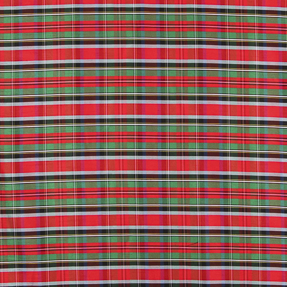 Blue Red Shantung Polyester Fabric - Ribes y Casals