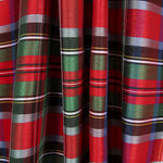 Blue Red Shantung Polyester Fabric - Ribes y Casals