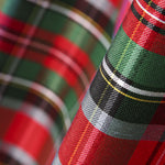 Blue Red Shantung Polyester Fabric - Ribes y Casals