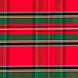 Fabric Shantung Polyester Red Tartan - Ribes y Casals