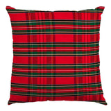 Fabric Shantung Polyester Red Tartan - Ribes y Casals