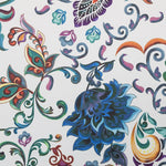 Stretch Oriental Flower Blue - Ribes y Casals