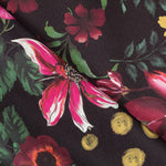 Stretch Fabric Wild Flower Black - Ribes y Casals