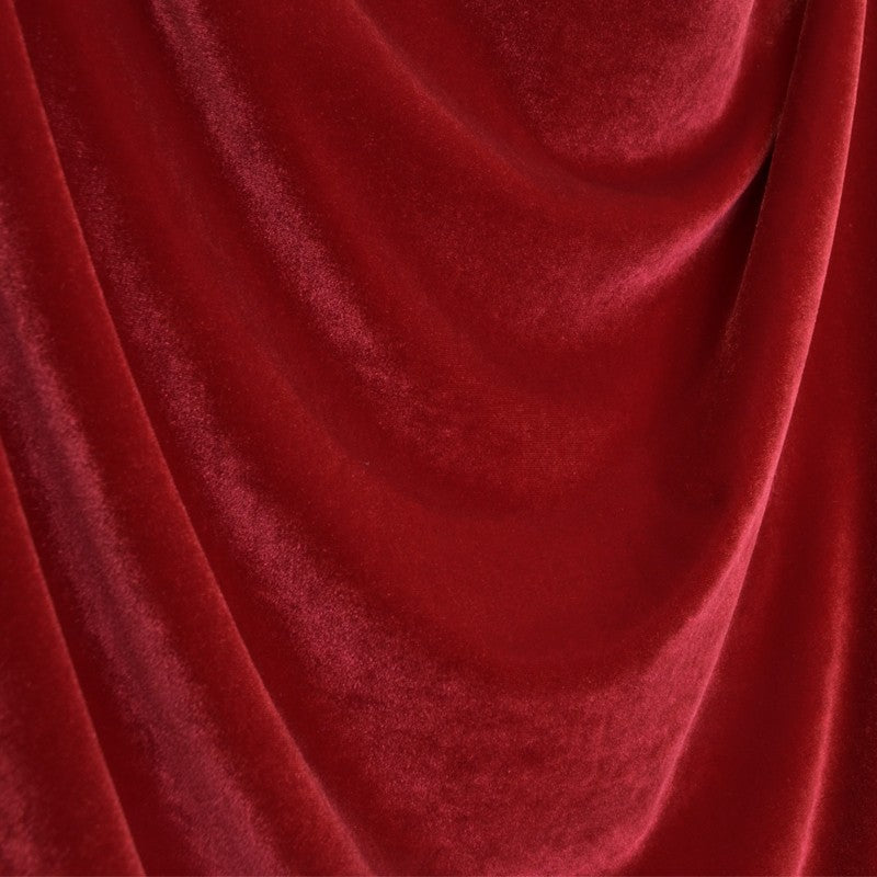 Tela Terciopelo Elástico Rojo - Ribes y Casals