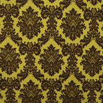 Printed Velvet Fabric Yellow Baroque - Ribes y Casals