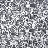 Printed velvet Fabric Circles White - Ribes y Casals
