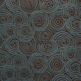 Printed Velvet Fabric Circles Brown - Ribes y Casals