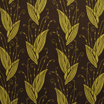 Printed Velvet Fabric Yellow Leaf - Ribes y Casals
