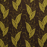 Printed Velvet Fabric Yellow Leaf - Ribes y Casals