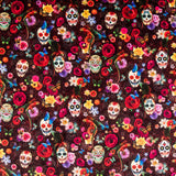 Tela Terciopelo Tapicería Calaveras - Ribes y Casals