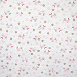 Printed Fabric Owls Baby Pink - Ribes y Casals