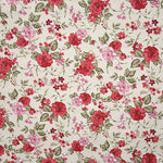 Printed Villela Fabric Small Floral Ecru - Ribes y Casals