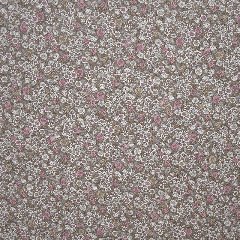Printed Villela Fabric Flowers Beige - Ribes y Casals