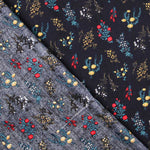 Blue Night Botanical Viscose - Ribes y Casals