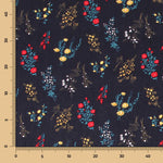 Blue Night Botanical Viscose - Ribes y Casals