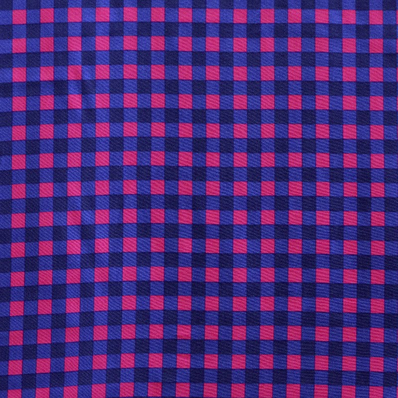 Printed Viscose Square Print Fuchsia - Ribes y Casals