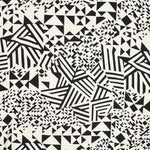 Viscose Fabric Ethnic Print Black and White - Ribes y Casals