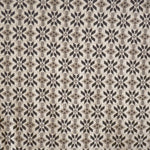Viscose Fabric Aztec Flower Print Grey - Ribes y Casals