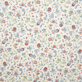 Printed Viscose Fabric Flowers Off White - Ribes y Casals