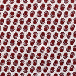 Viscose Fabric Daisy Print Red - Ribes y Casals
