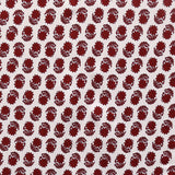 Viscose Fabric Daisy Print Red - Ribes y Casals