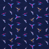 Printed Viscose Fabric Bird Print Multicolour - Ribes y Casals