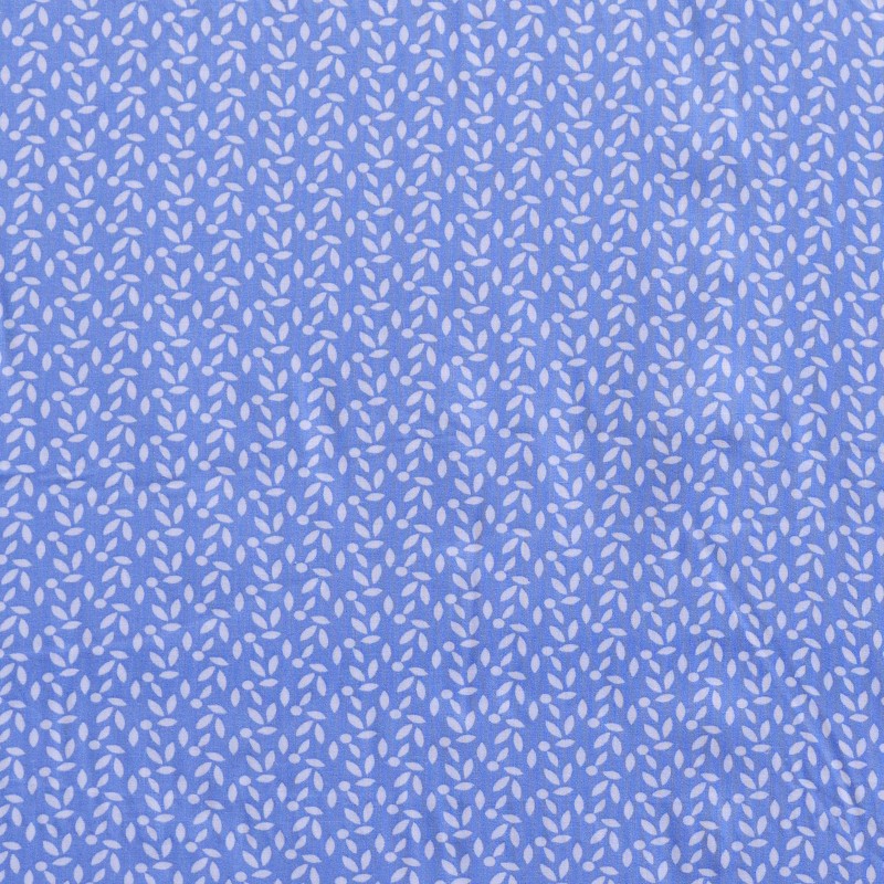 Viscose Fabric Petal Print Blue - Ribes y Casals