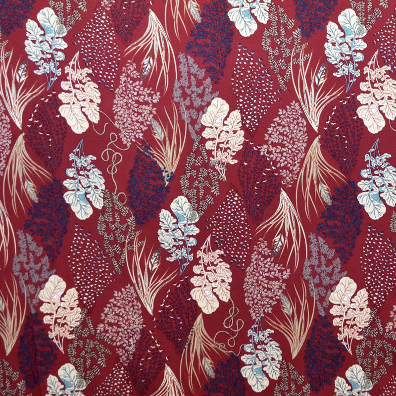 Viscose Flower Red Ruby - Ribes y Casals